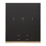 ΝΤΟΥΛΑΠΑ 4ΦΥΛΛΗ AZALEA ΜΕ 2 ΣΥΡΤΑΡΙΑ 200Χ56Χ180Υεκ. HM353.04 SONAMA-ΓΚΡΙ