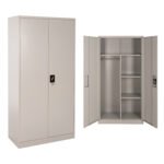 ΝΤΟΥΛΑΠΑ ΜΕΤΑΛΛΙΚΗ CLOD HM5961.11 2ΦΥΛΛΗ ΜΕ ΧΩΡΙΣΜΑ ΑΝΟΙΧΤΟ ΓΚΡΙ 90Χ40Χ180Yεκ.