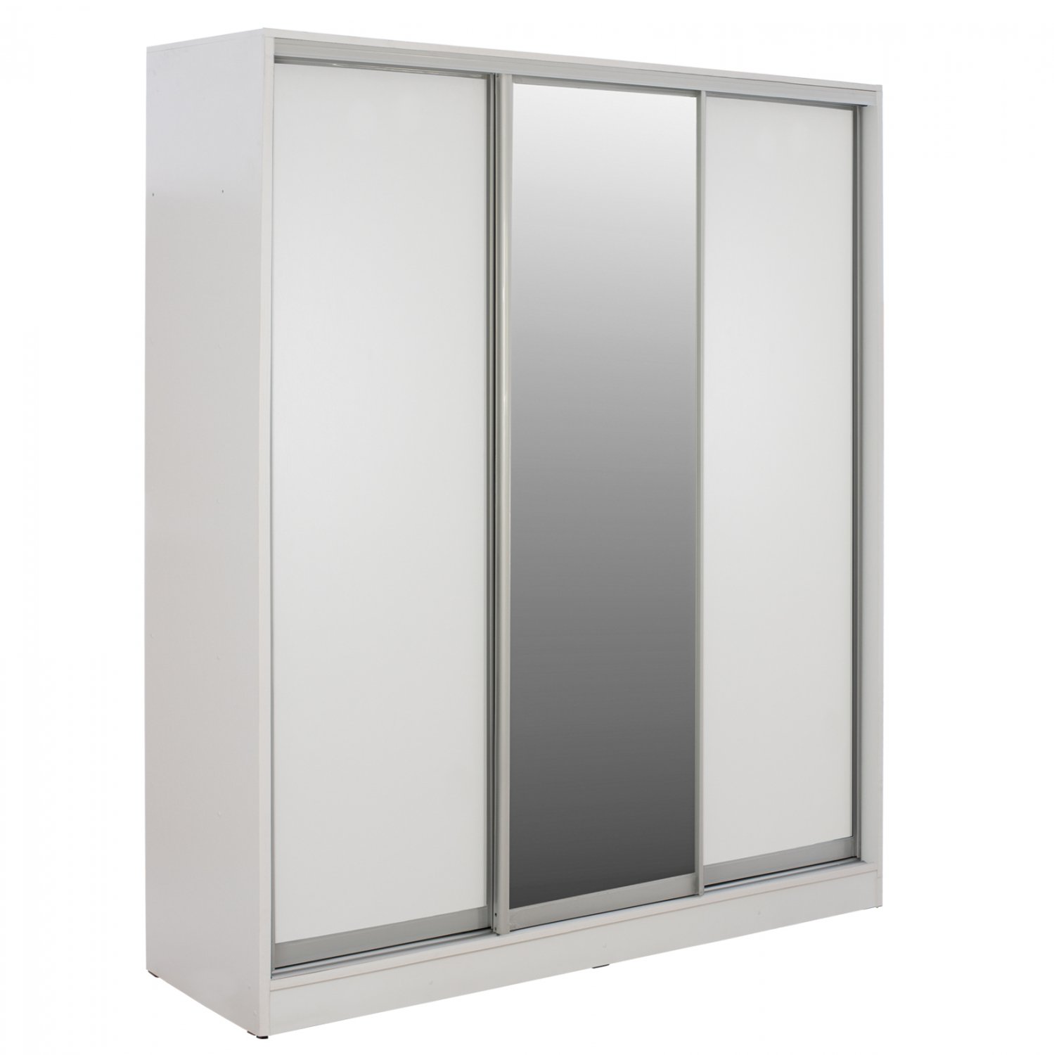 ntoylapa-syromeni-melaminis-leyki-me-kat ΝΤΟΥΛΑΠΑ ΣΥΡΟΜΕΝΗ ADLER ΜΕΛΑΜΙΝΗΣ ΛΕΥΚΗ ΜΕ ΚΑΘΡΕΦΤΗ 3ΦΥΛΛΗ HM2461.03 183x60x220 εκ. - Image 1