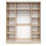 ΝΤΟΥΛΑΠΑ ΣΥΡΟΜΕΝΗ ADLER  ΜΕΛΑΜΙΝΗΣ SONAMA ΜΕ ΚΑΘΡΕΦΤΗ 3ΦΥΛΛΗ HM2461.01  183x60x220 εκ. - Image 3