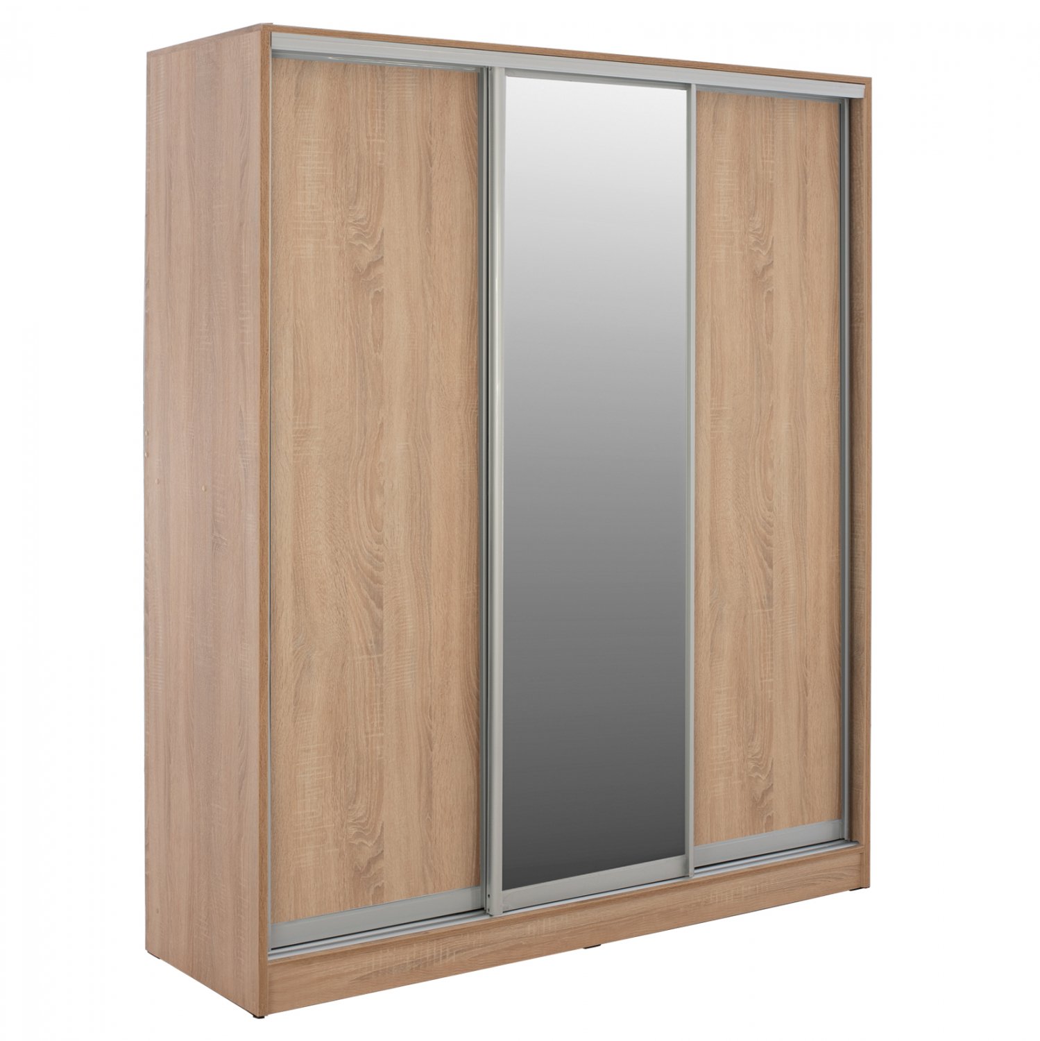 ntoylapa-syromeni-melaminis-sonama-me-ka ΝΤΟΥΛΑΠΑ ΣΥΡΟΜΕΝΗ ADLER ΜΕΛΑΜΙΝΗΣ SONAMA ΜΕ ΚΑΘΡΕΦΤΗ 3ΦΥΛΛΗ HM2461.01 183x60x220 εκ. - Image 1