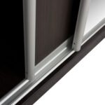 ΝΤΟΥΛΑΠΑ ΣΥΡΟΜΕΝΗ ADLER ΜΕΛΑΜΙΝΗΣ WENGE ΜΕ ΚΑΘΡΕΠΤΗ HM2437.02  180X60X210Υεκ. - Image 6