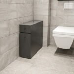 ΝΤΟΥΛΑΠΙ ΜΠΑΝΙΟΥ ΑΝΘΡΑΚΙ ΜΕΛΑΜΙΝΗ 19x60x55Υεκ.HM9424.01 - Image 3