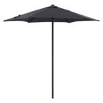 ΟΜΠΡΕΛΑ ΑΛΟΥΜΙΝΙΟΥ KACEN Φ250x236 εκ. ΜΕ 6 ΑΚΤΙΝΕΣ ΓΚΡΙ ΠΑΝΙ HM6030.10