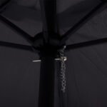 ΟΜΠΡΕΛΑ ΑΛΟΥΜΙΝΙΟΥ KACEN Φ250x236 εκ. ΜΕ 6 ΑΚΤΙΝΕΣ ΓΚΡΙ ΠΑΝΙ HM6030.10 - Image 4