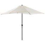 ΟΜΠΡΕΛΑ ΑΛΟΥΜΙΝΙΟΥ CAMBELL HM6029.10 ΟΡΘΟΓΩΝΙΑ ΑΝΑΚΛΙΝΟΜΕΝΗ ΜΠΕΖ ΓΚΡΙ 262x170x253 εκ. - Image 3