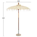 ΟΜΠΡΕΛΑ ΧΩΡΙΣ ΒΑΣΗ HM6034 ΕΚΡΟΥ Φ200 ΕΚ. - Image 2