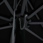 ΟΜΠΡΕΛΑ ΕΠΑΓΓΕΛΜΑΤΙΚΗ 3x3x2,83M ELEAZAR ΑΛΟΥΜΙΝΙΟΥ ΜΕ ΠΑΝΙ ΑΚΡΥΛΙΚΟ ΣΕ ΜΑΥΡΗ ΑΠΟΧΡΩΣΗ HM6026.03 - Image 5