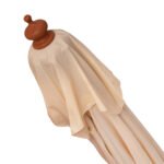 ΟΜΠΡΕΛΑ ΕΠΑΓΓΕΛΜΑΤΙΚΗ WALLER 4,00X4,00X3,00Y ΜΕ ΞΥΛΙΝΟ ΣΚΕΛΕΤΟ HM6023 ΜΠΕΖ - Image 6