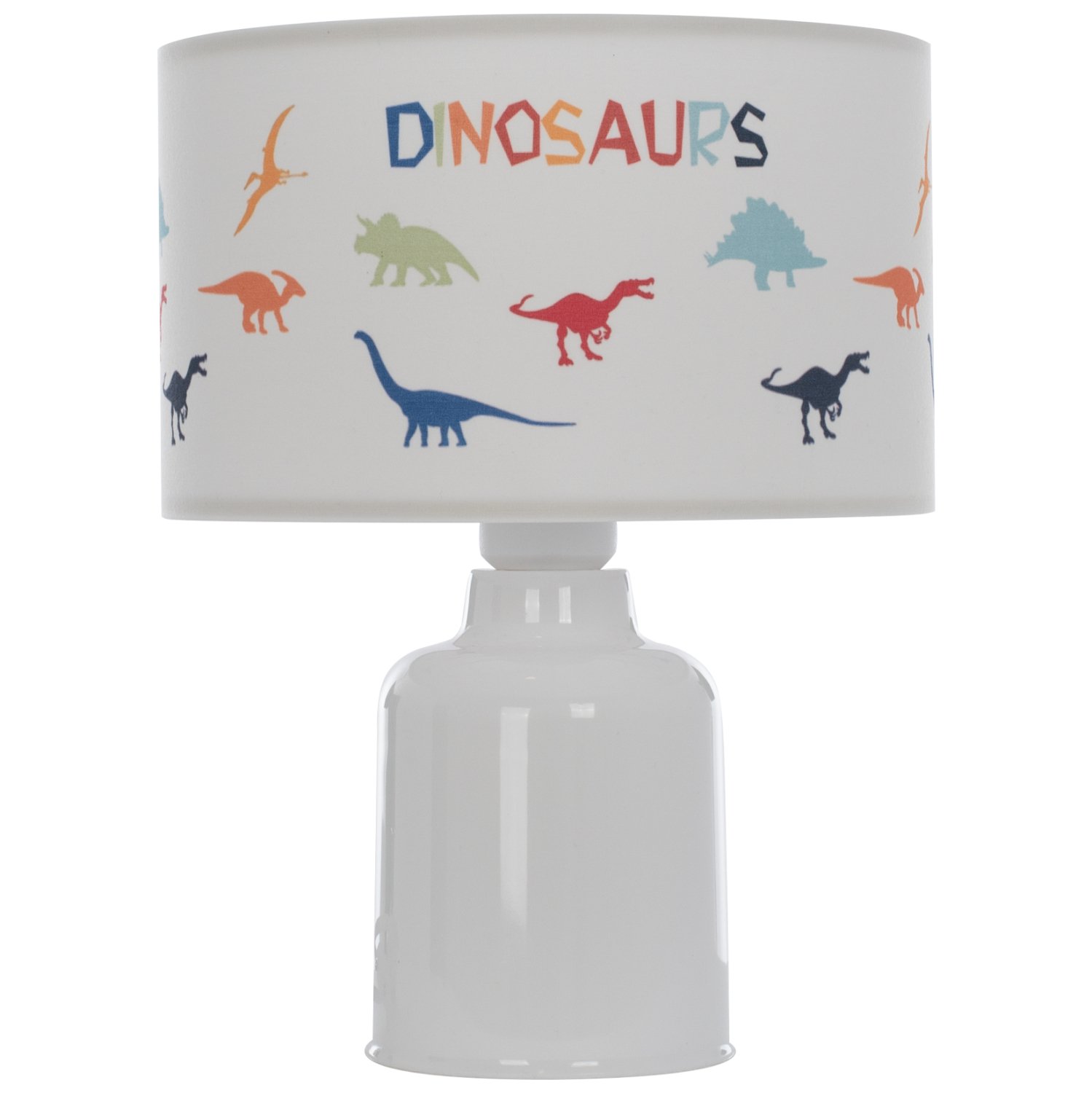 paidiko-fotistiko-epitrapezio-yfasmatino ΠΑΙΔΙΚΟ ΦΩΤΙΣΤΙΚΟ ΕΠΙΤΡΑΠΕΖΙΟ BALOO HM7577.05 ΔΕΙΝΟΣΑΥΡΟΙ Φ24x32Υ εκ. - Image 1