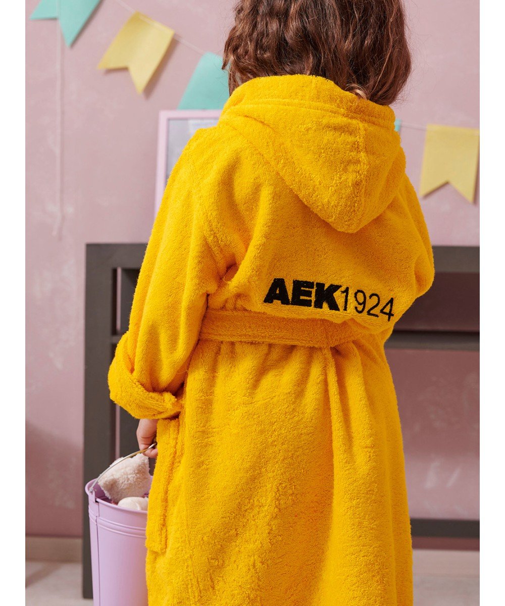 paidiko-mpoyrnoyzi-aek-1924-aek-young-12-14 Παιδικό Μπουρνούζι Aek 1924 AEK YOUNG 12-14 Palamaiki - Image 1