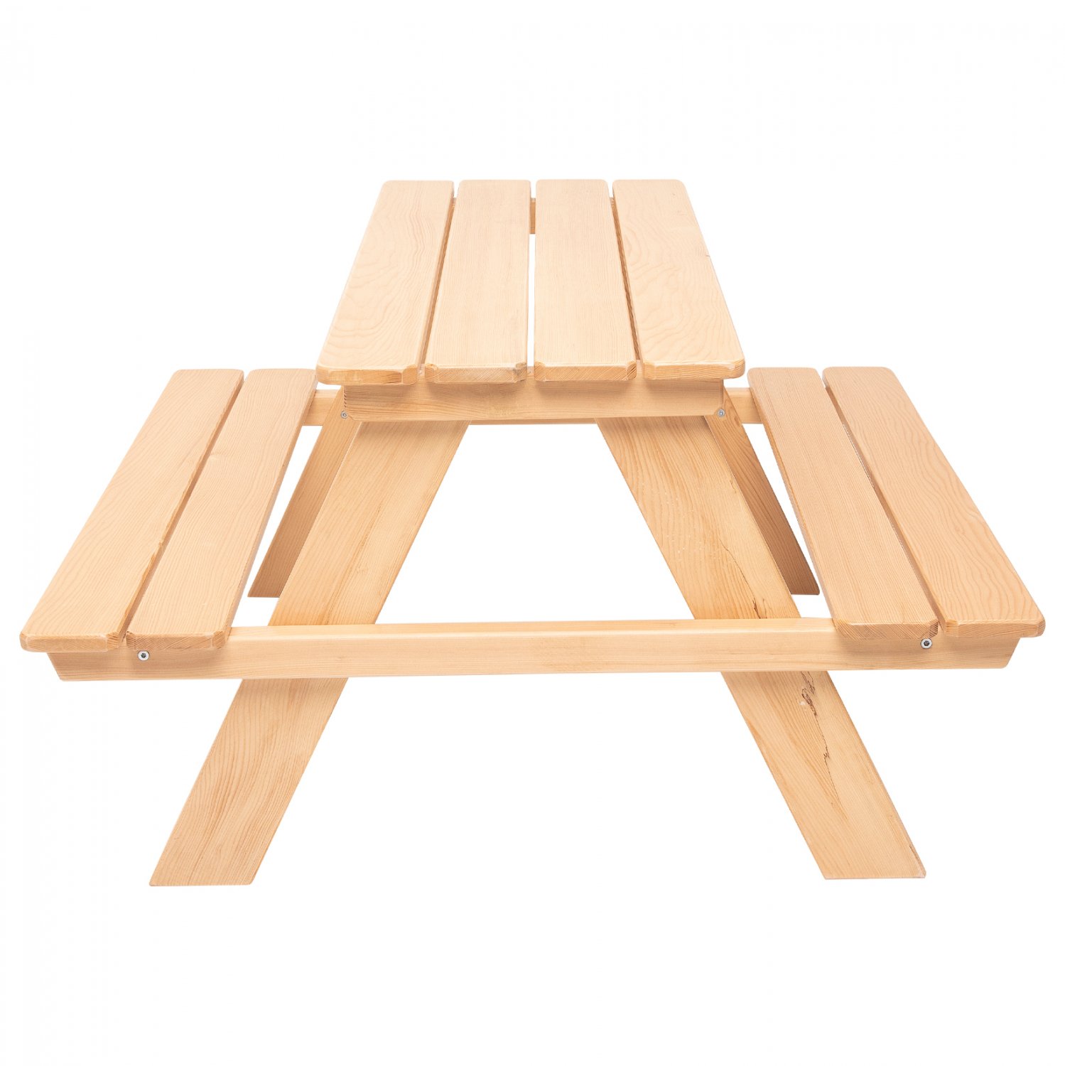 paidiko-trapezi-piknik-xylino-fb95843-fy ΠΑΙΔΙΚΟ ΤΡΑΠΕΖΙ ΠΙΚΝΙΚ ΞΥΛΙΝΟ MIKO ΗΜ5843 ΦΥΣΙΚΟ 88x88x52,5Y εκ. - Image 1