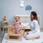 ΠΑΙΔΙΚΟ ΞΥΛΙΝΟ ΠΑΓΚΑΚΙ-ΤΡΑΠΕΖΙ MIKO HM9289 ΦΥΣΙΚΟ 64,5x45,x47Y εκ. - Image 5