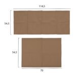 ΠΑΝΙ TEXTILENE ΑΝΤΑΛΛΑΚΤΙΚΟ ΞΑΠΛΩΣΤΡΑΣ CRETA MOKA HM5887.04 - Image 2