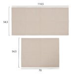 ΠΑΝΙ TEXTILENE ΑΝΤΑΛΛΑΚΤΙΚΟ ΞΑΠΛΩΣΤΡΑΣ CRETA ΜΠΕΖ HM5887.02 - Image 2