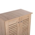 ΠΑΠΟΥΤΣΟΘΗΚΗ-ΝΤΟΥΛΑΠΑ PROLLY HM9608.02 ΜΕΛΑΜΙΝΗ SONAMA-2ΠΟΡΤΕΣ-4ΡΑΦΙΑ 60x34x88Υεκ. - Image 6