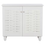 ΠΑΠΟΥΤΣΟΘΗΚΗ-ΝΤΟΥΛΑΠΙ ΜΕΛΑΜΙΝΗΣ CASSIOPE ΛΕΥΚΗ ΜΕ ΠΟΔΙΑ 77Χ34Χ67.5Υεκ.HM2208.05 - Image 4