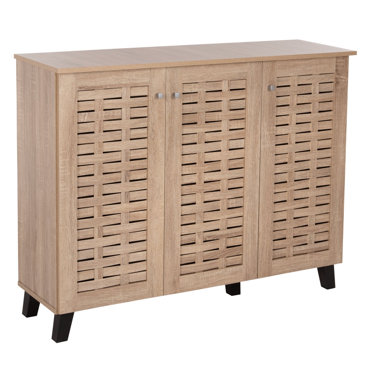 papoytsothiki-ntoylapi-fb9961002-melamin ΠΑΠΟΥΤΣΟΘΗΚΗ-ΝΤΟΥΛΑΠΙ PRODY HM9610.02 ΜΕΛΑΜΙΝΗ ΣΟΝΑΜΑ 3ΠΟΡΤΕΣ 115x34x89Υεκ. - Image 1