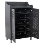 ΠΑΠΟΥΤΣΟΘΗΚΗ-ΝΤΟΥΛΑΠΙ KAILENA ΞΥΛΙΝΗ HM2230.10 ΓΚΡΙ 77x40x121,5 εκ. - Image 3