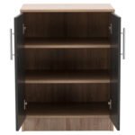 ΠΑΠΟΥΤΣΟΘΗΚΗ ΝΤΟΥΛΑΠΙ ΞΥΛΙΝΗ EMERIE HM2206.04 SONAMA-ΓΚΡΙ 60X40,5X80 εκ. - Image 5