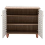 ΠΑΠΟΥΤΣΟΘΗΚΗ-ΝΤΟΥΛΑΠΙ ΞΥΛΙΝΗ HM2208.06 SONAMΑ ΛΕΥΚΗ 77Χ34Χ67,5 εκ. - Image 5