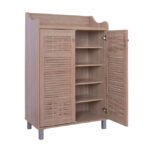 ΠΑΠΟΥΤΣΟΘΗΚΗ-ΝΤΟΥΛΑΠΙ KAILENA ΞΥΛΙΝΗ HM2230.02 SONAMA 77X40,5X122εκ. - Image 4