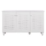 ΠΑΠΟΥΤΣΟΘΗΚΗ-ΝΤΟΥΛΑΠΙ ΜΕΛΑΜΙΝΗΣ IGGY 3ΠΟΡΤΕΣ ΛΕΥΚΗ ΜΕ ΠΟΔΙΑ 114Χ34Χ68Yεκ.HM2211.05 - Image 4