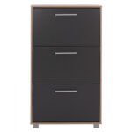 ΠΑΠΟΥΤΣΟΘΗΚΗ ΞΥΛΙΝΗ DAVINA HM2221.04 SONAMA-ΓΚΡΙ 3ΘΕΣΕΩΝ 62Χ24Χ110Υεκ - Image 4