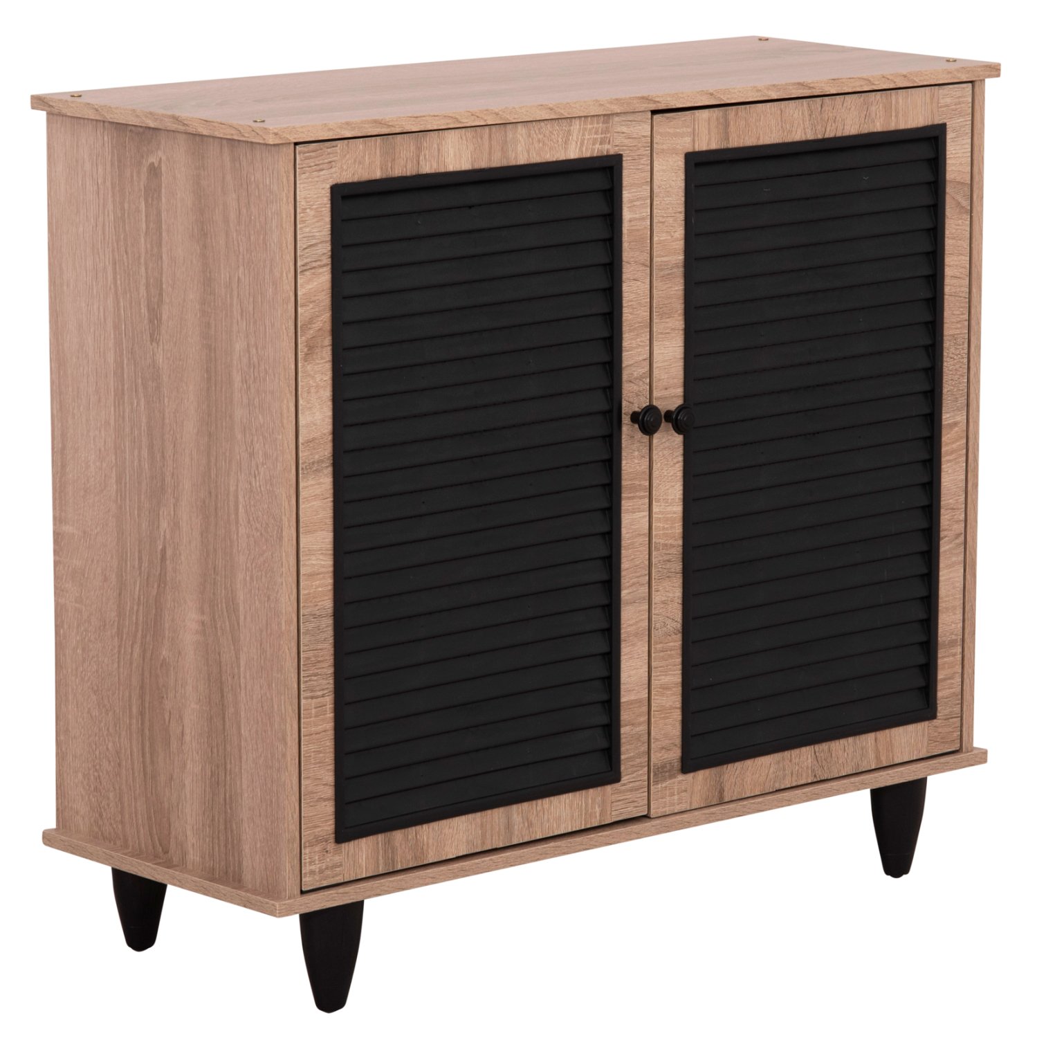 papoytsothiki-xylini-fb9226602-se-chroma ΠΑΠΟΥΤΣΟΘΗΚΗ ΞΥΛΙΝΗ MCKENNA HM2266.02 ΣΕ ΧΡΩΜΑ SONAMA-ΜΑΥΡΟ 77x30x69Υεκ. - Image 1