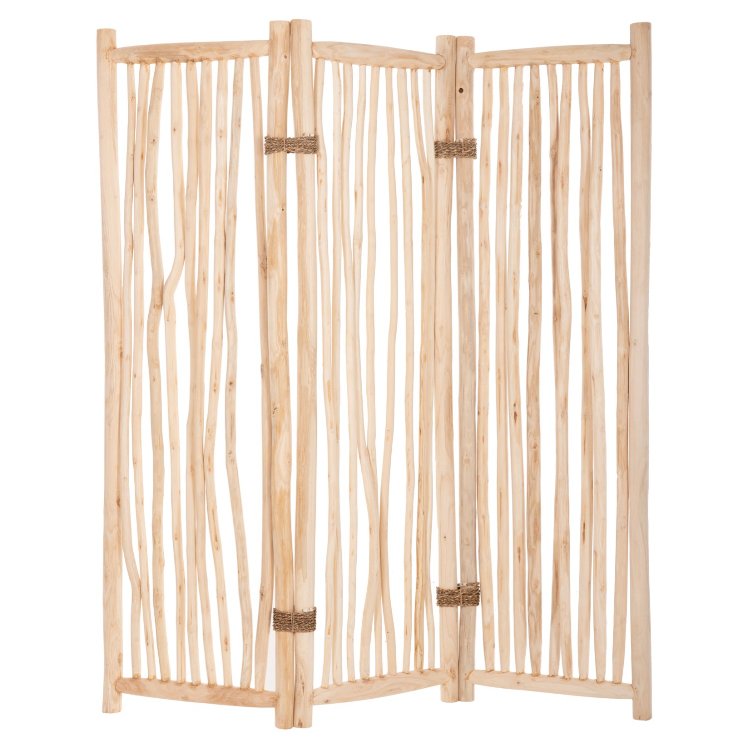 paraban-me-3-fylla-fb94316-kladia-teak-s ΠΑΡΑΒΑΝ ΜΕ 3 ΦΥΛΛΑ ZENDOR HM4316 ΚΛΑΔΙΑ ΤΕΑΚ ΣΕ ΦΥΣΙΚΟ 165x180Yεκ. - Image 1