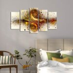 ΠΕΝΤΑΠΤΥΧΟΣ ΠΙΝΑΚΑΣ MDF EXPLOSION HM7206.07 100X60x0,3 εκ. - Image 3