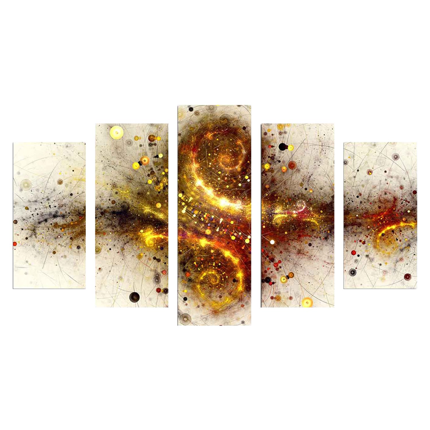 pentaptychos-pinakas-mdf-explosion-fb972 ΠΕΝΤΑΠΤΥΧΟΣ ΠΙΝΑΚΑΣ MDF EXPLOSION HM7206.07 100X60x0,3 εκ. - Image 1