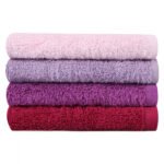 ΠΕΤΣΕΤΕΣ ΛΑΒΕΤΑ 4ΤΜΧ BEVERLY HILLS POLO CLUB HM12124.05 ΚΟΚΚΙΝΟ ΜΩΒ ΡΟΖ ΛΕΥΚΟ 30x30 εκ. 355BHP0235 - Image 3