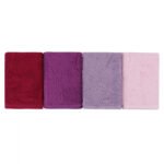 ΠΕΤΣΕΤΕΣ ΛΑΒΕΤΑ 4ΤΜΧ BEVERLY HILLS POLO CLUB HM12124.05 ΚΟΚΚΙΝΟ ΜΩΒ ΡΟΖ ΛΕΥΚΟ 30x30 εκ. 355BHP0235 - Image 4