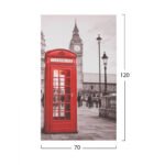 ΠΙΝΑΚΑΣ ΚΑΜΒΑΣ PHONE HM7155.06 120X70X2.5 εκ. - Image 2