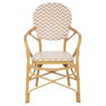 ΠΟΛΥΘΡΟΝΑ ΑΛΟΥΜΙΝΙΟΥ BAMBOO LOOK ΦΥΣΙΚΟ - ΛΕΥΚΟ HM5928.03 55x58x95 εκ. - Image 3