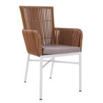 ΠΟΛΥΘΡΟΝΑ ΑΛΟΥΜΙΝΙΟΥ COMPRERIA HM5298.01 ΜΠΕΖ ΜΕ ΜΑΞΙΛΑΡΙ 57x60x90 cm