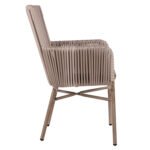 ΠΟΛΥΘΡΟΝΑ ΑΛΟΥΜΙΝΙΟΥ COMPRERIA HM5298.03 ΑΝΟΙΧΤΟ ΓΚΡΙ ΜΕ ΜΑΞΙΛΑΡΙ 57Χ63Χ91Υ εκ. - Image 4