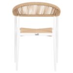 ΠΟΛΥΘΡΟΝΑ ΑΛΟΥΜΙΝΙΟΥ GRET HM5854.01 ΛΕΥΚΗ PE RATTAN ΜΠΕΖ 56x55,5x78Υεκ. - Image 6