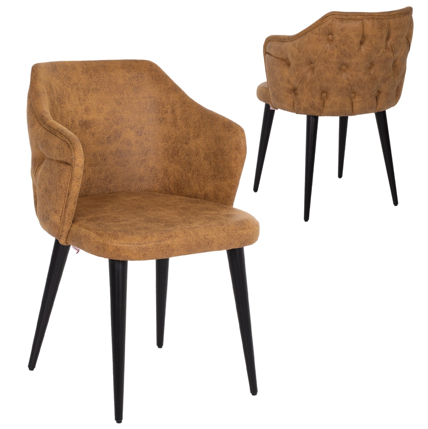 polythrona-epaggelmatiki-fb9926319-tnubu ΠΟΛΥΘΡΟΝΑ ΕΠΑΓΓΕΛΜΑΤΙΚΗ THERESA HM9263.19 Τ.NUBUCK ΧΡΥΣΗ ΞΥΛΙΝΗ 56x60x84Υεκ. - Image 1