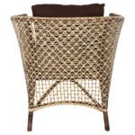 ΠΟΛΥΘΡΟΝΑ ΕΞΩΤ.ΧΩΡΟΥ HM6111 SILMAR-RATTAN ΚΑΦΕ ΚΑΙ ΦΥΣΙΚΟ-ΜΑΞΙΛΑΡΙΑ ΚΑΦΕ 82x76x85Υεκ - Image 6