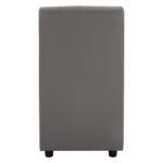 ΠΟΛΥΘΡΟΝΑ LANDON HM3162.10 ΑΠΟ ΤΕΧΝΟΔΕΡΜΑ ΣΕ ΓΚΡΙ ΑΠΟΧΡΩΣΗ 51x66x93Υ εκ. - Image 4