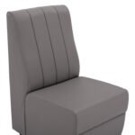 ΠΟΛΥΘΡΟΝΑ LANDON HM3162.10 ΑΠΟ ΤΕΧΝΟΔΕΡΜΑ ΣΕ ΓΚΡΙ ΑΠΟΧΡΩΣΗ 51x66x93Υ εκ. - Image 5