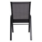 ΠΟΛΥΘΡΟΝΑ ΕΞ.ΧΩΡΟΥ LEON HM5000.03 ΜΕΤΑΛΛΙΚΗ ΜΑΥΡΟ ΜΕ TEXTILENE ΜΑΥΡΟ 55x77x95Υεκ - Image 6