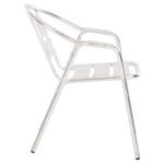 ΠΟΛΥΘΡΟΝΑ MORIS HM5018 ΑΛΟΥΜΙΝΙΟ ΣΕ ΑΣΗΜΙ-ΔΙΠΛΟΣ ΣΚΕΛΕΤΟΣ ΜΕ ΦΕΤΕΣ 58x62x75Υεκ. - Image 4