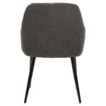 ΠΟΛΥΘΡΟΝΑ SHELLY HM8591.01 ΥΦΑΣΜΑ TEDDY ΓΚΡΙ ΜΕ ΜΑΥΡΑ ΜΕΤΑΛΛΙΚΑ ΠΟΔΙΑ 57x55x87Yεκ. - Image 6