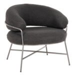 ΠΟΛΥΘΡΟΝΑ TRUDI HM8639.21 ΑΠΟ ΜΠΟΥΚΛΕ ΓΚΡΙ ΜΕ ΑΣΗΜΙ ΜΕΤΑΛΛΙΚΟ ΣΚΕΛΕΤΟ 84x79x76Υ εκ.