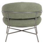 ΠΟΛΥΘΡΟΝΑ TRUDI HM8639.27 ΑΠΟ ΜΠΟΥΚΛΕ ΦΥΣΤΙΚΙ ΜΕ ΑΣΗΜΙ ΜΕΤΑΛΛΙΚΟ ΣΚΕΛΕΤΟ 84x79x76Υ εκ. - Image 6