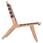 ΠΟΛΥΘΡΟΝΑ HM9326.01 FELIPE ΞΥΛΟ ΤΟΟΝ ΜΕ ΠΛΕΞΗ PU 67x70x75Y εκ. - Image 4