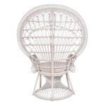 ΠΟΛΥΘΡΟΝΑ ROYAL PEACOCK HM9342.02 RATTAN ΣΕ ΛΕΥΚΟ-ΜΑΞΙΛΑΡΙ ΛΕΥΚΟ 114x72x150Yεκ. - Image 6